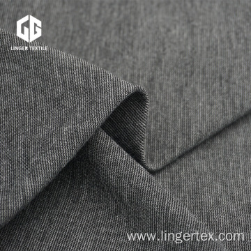 Heather Grey Polyester Rayon Spandex Roma Fabric